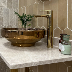 Мрамор Дарк Беж Пикът 10х30,5 cм полиран 6