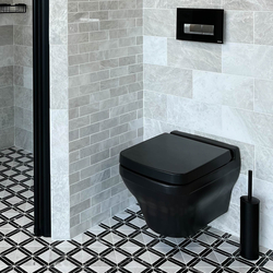 Конзолна тоалетна чиния Bocchi Scala черен мат 2