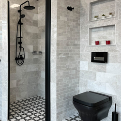 Мрамор мозайка Айсберг Брик 5х15 см полиран 3