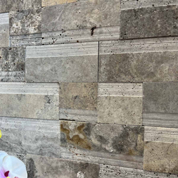 Травертин за стена - Силвър Лайндроу 14х42 см 10