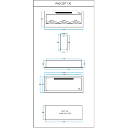 Електрическа камина ZDT 130 6