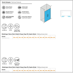 Душ кабина Естина Асос MS-11 1