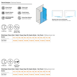 Душ кабина Естина Сериа Асос 3