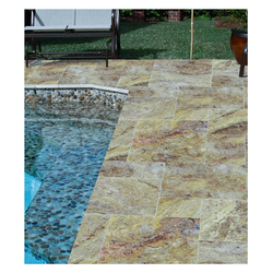 Травертин Скабас френски модул (модуларен сет) счупен ръб шлайфан 1