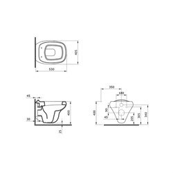 Конзолна тоалетна чиния Bocchi Fenice мат жасмин 3