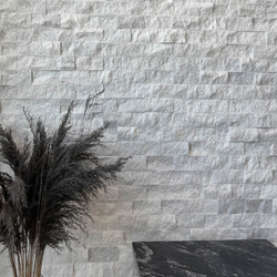 Мрамор мозайка глиц Карера 5х10 см 6