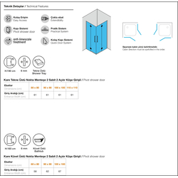 Душ кабина Естина Икон МS-13 1