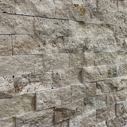 Травертин мозайка глиц Айвори 5х10 см 4