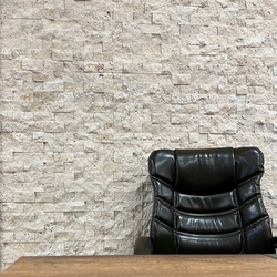 Травертин за стена - Айвори глиц 5х10 см 2