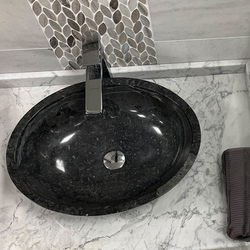 Мивка от мрамор Блек 2