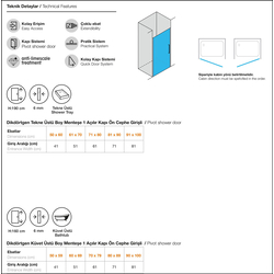 Душ кабина Естина Сериа Морено 1