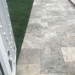 Травертин Силвър френски модул (модуларен сет) антикиран 1