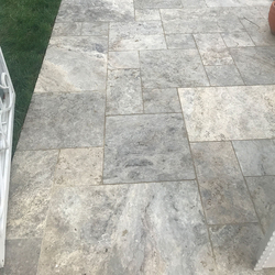 Травертин Силвър френски модул (модуларен сет) антикиран 2