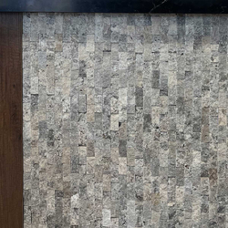 Травертин мозайка глиц Силвър 2,5х5 см 3