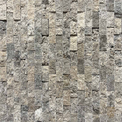 Травертин мозайка глиц Силвър 2,5х5 см 5