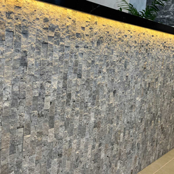 Травертин за стена - Силвър глиц 2,5х5 см 1