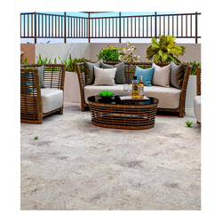 Травертин Силвър френски модул (модуларен сет) счупен ръб шлайфан 1