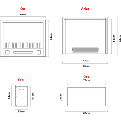 Електрическа камина ZDT 80 7