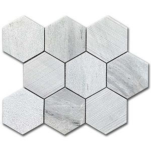 Мрамор мозайка Солто Хексагон 10х10 см мултифиниш