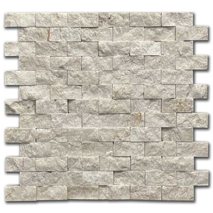 Мрамор мозайка глиц Беж 2,5х5 см