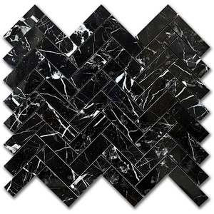 Мрамор мозайка Торос Херингбон 2,3х7,5 см полиран