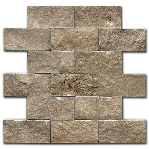 Травертин мозайка глиц Ноче 5х10 см