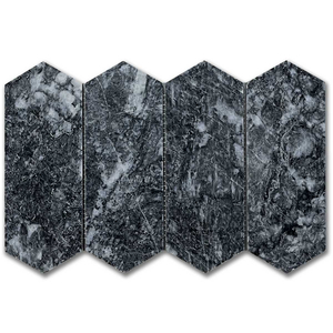 Мрамор мозайка Астро Пикът 7,5х20,3 см шлайфан