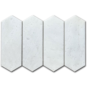 Мрамор мозайка Карера Пикът 7,5х20,3 см шлайфан