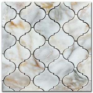 Мрамор мозайка Калаката Арабеск 7,5х7,5 см полиран