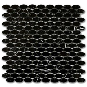 Мрамор мозайка Торос Елипс 30х30 см полиран