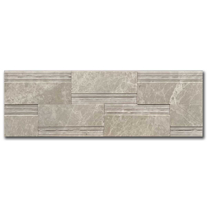 Мрамор мозайка Еге Беж Лайндроу 14х42 см полиран