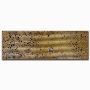 Травертин Голд Линеа 10х28 см изчеткан