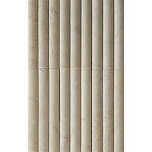 Мрамор Беж Раунд Лайн 10х30 см изчеткан