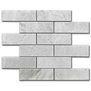 Мрамор мозайка Айсберг Брик 5х15 см полиран