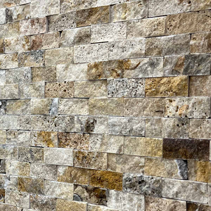 Травертин мозайка глиц Скабас 2,5х5 см