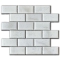 Marble Mosaic Carrera Ante 5x10 cm Honed