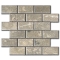 Marble Mosaic Grass Ante 5x10 cm Honed