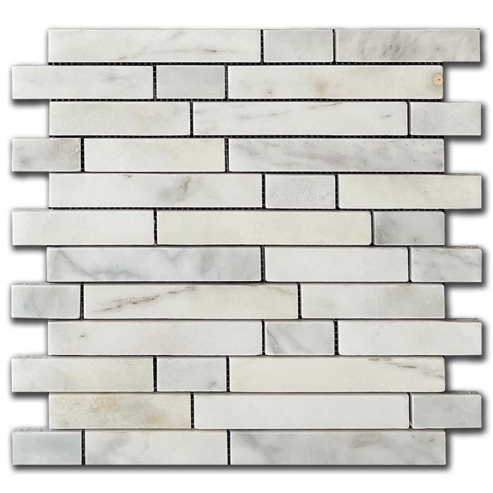 Marble Mosaic Serac Gold Linea 30,5x30,5 cm Honed